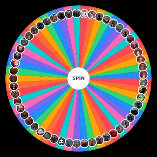 Spooky's Jump Scare Mansion Characters Wheel