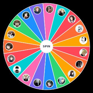 Random Jujutsu kaizen waifus Wheel
