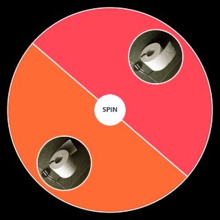 Toilet Paper Position Wheel