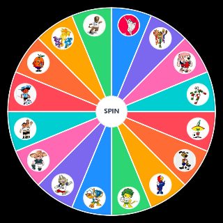 Choose a Random Todos os mascotes da copa do mundo