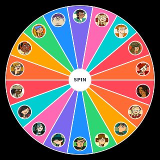 Total Drama Armageddon Elimination Order Wheel