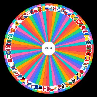 Flags of Europe Wheel