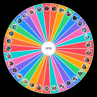 Random mtmte characters Wheel