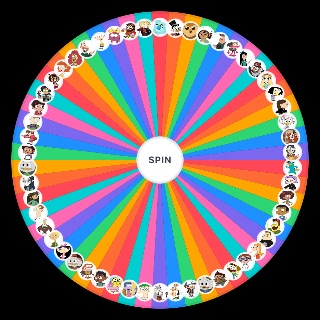 Random Animated Disney Channel/XD Characters Wheel