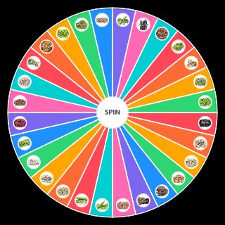 Spin the Wheel: Beans (Labeled)