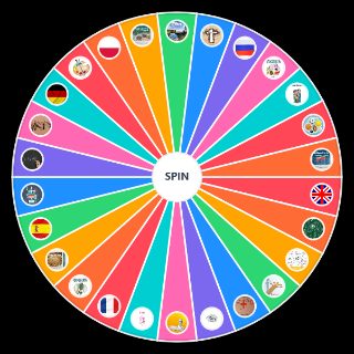 Spin the Wheel: Przedmioty szkolne