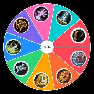 Random Hearthstone classes Wheel