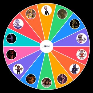 Spin the Wheel: HOTTEST FNAF CHARACTERS