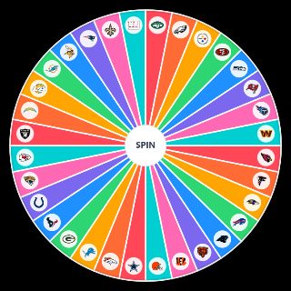 Random NFL Teams (2023 24) Wheel