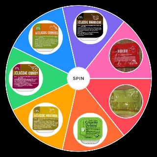 Sauces McDonald's France Wheel