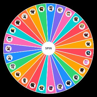 Pick a Random Decayed and decrepit all characters (including cameos)
