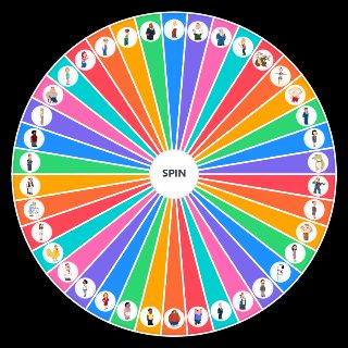 Random Family Guy characters Wheel