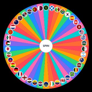 Random Football World Cup 2026 Teams Wheel