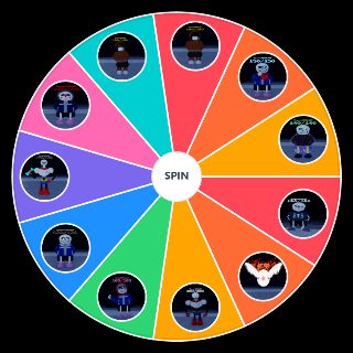 Random Sans Funny Boss Rush Wheel