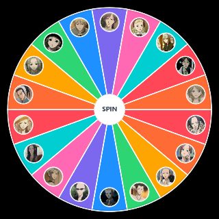 Random nana anime characters only Wheel