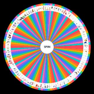 Random All Generation 7 Shiny Pokemon Wheel