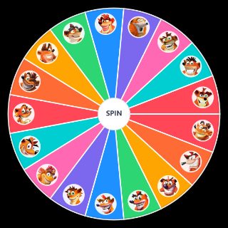 Random Crash Bandicoot Designs Wheel