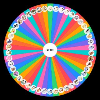 Random Bluey Characters Wheel