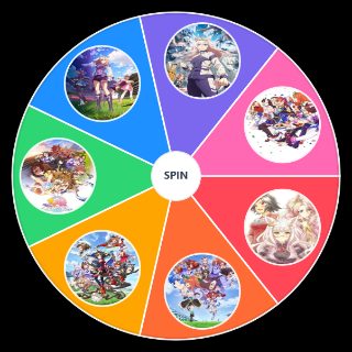 Random Umamusume Anime Series & Movies Wheel