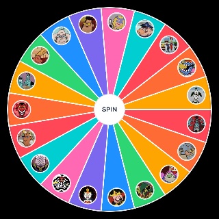 Random Power Puff Girls Villains Wheel