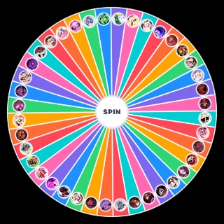 Random Helluverse Female Characters Wheel