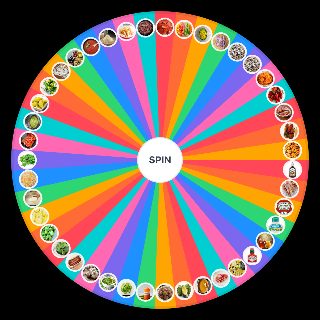 Pizza Toppings (Over 40 Toppings!) Wheel