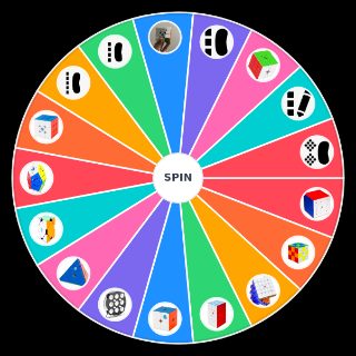 Random WCA Events Wheel