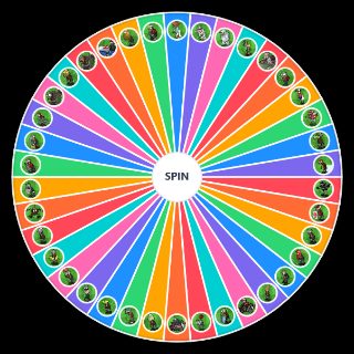 Spin the Wheel: All PvZ 1 Zombies by difficulty