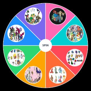 Spin the Wheel: Pokemon Generations (1 8)