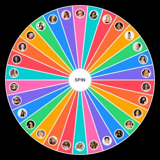 Spin the Wheel: hottest female celebrities