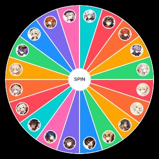 Genshin Impact: Pyro Characters (6.6) Wheel