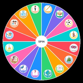 Spin the Wheel: Iskolai Tantárgyak
