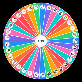 Random Hello Charlotte Characters Wheel