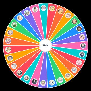 Cute High Earth Defense Club Characters (Love & Happy Kiss) Wheel