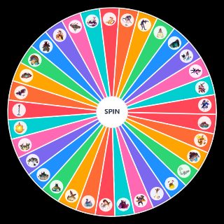 Gmax Pokemon Wheel