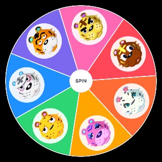 ACNH Tiger Villager Pocket Camp Wheel