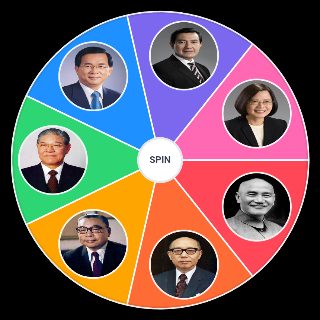 Random Presidents of Taiwan Wheel