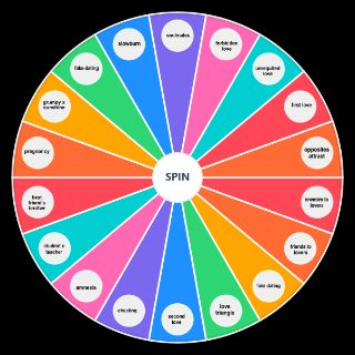 Spin the Wheel: romance tropes🩷🦋