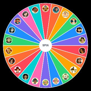 Total Drama Destiny Character Wheel