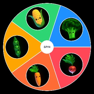 Random Hey Bear Sensory Veggies Wheel