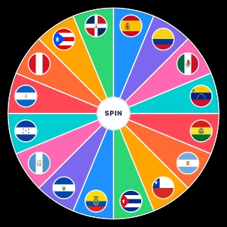 Random Hispanic Countries Wheel