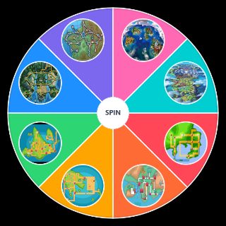Random Pokemon Regions Wheel