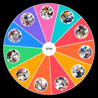 Random Record of Ragnarok fights (round 1 11) Wheel