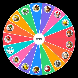 Random Mario Kart 7 characters Picker