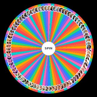 Random Baddies Cast Wheel