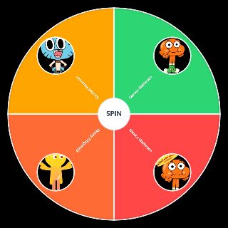Personajes de El Imcreible Mundo de Gumball segun yo