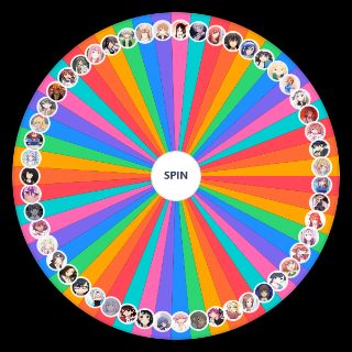 Random RomCom Anime Waifus Wheel