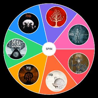 Random Gojira Albums Wheel
