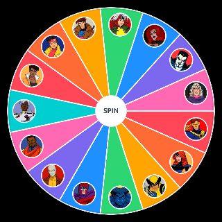 X Men '97 Characters Wheel