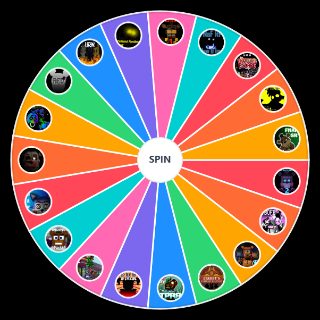 Random Roblox FNAF Games Wheel